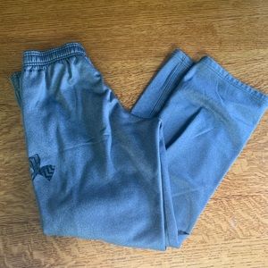 Grey under armour sweatpants